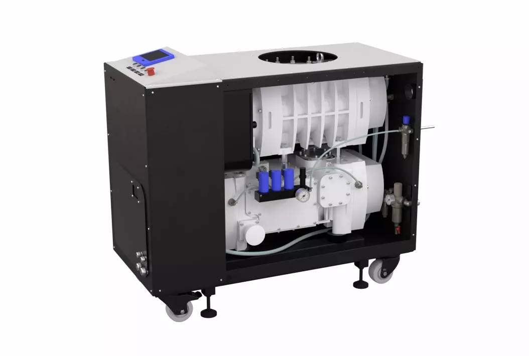 Купить в АО Вакууммаш АВД-2500/650М двухроторный вакуумный агрегат производительностью 180 м3/ч в корпусе ✓ цены от производителя